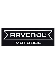 Рекламная продукция Наклейка RAVENOL Motoroel белая плоттер трафарет 300x90 мм